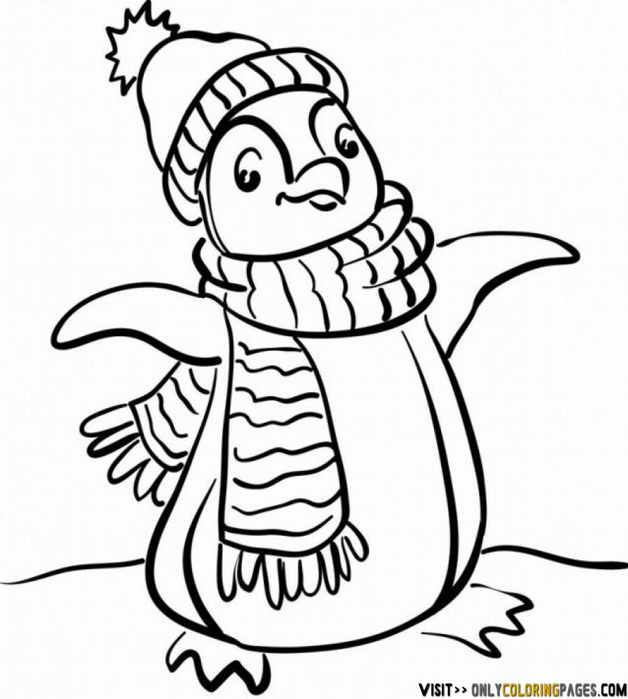 Printable Penguin Coloring Pages 900x1002 Printable Penguin Coloring Pages