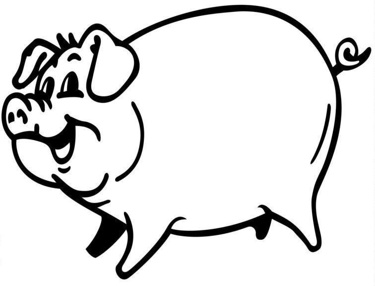 756x576 Pigs Coloring Pages Pig Coloring Page Coloring Page Of A Pig
