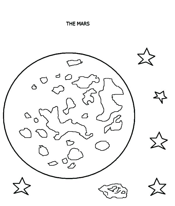 600x705 Planets Coloring Sheet
