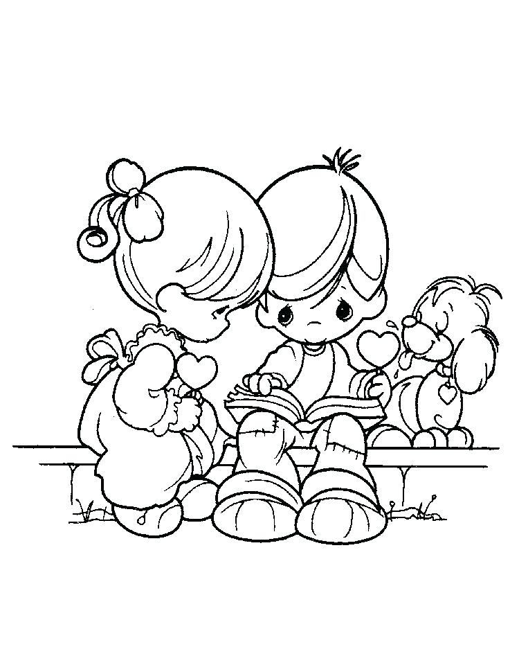 750x960 Precious Moments Printable Coloring Pages Precious Moments