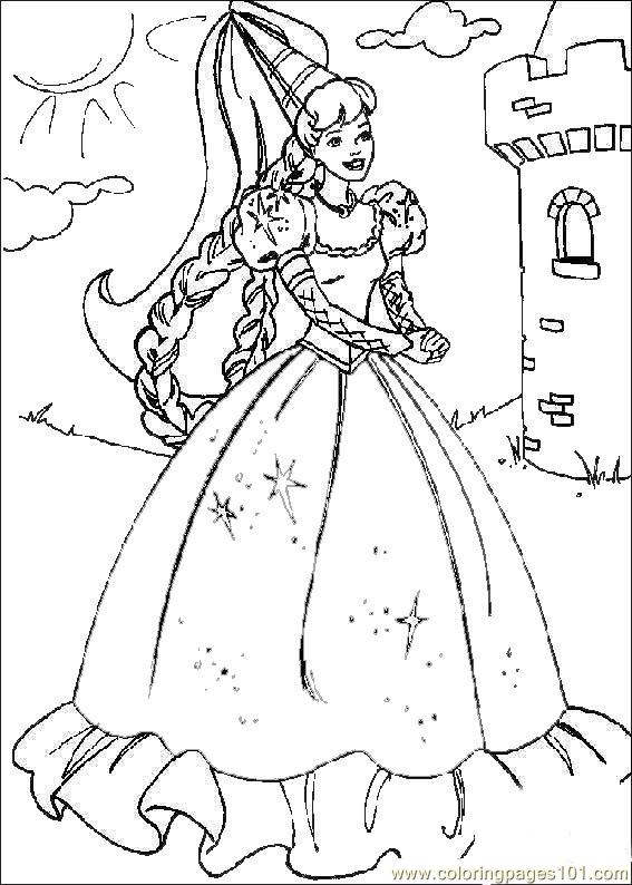 567x794 Free Printable Princess Colouring Page 0(1) Coloring Page