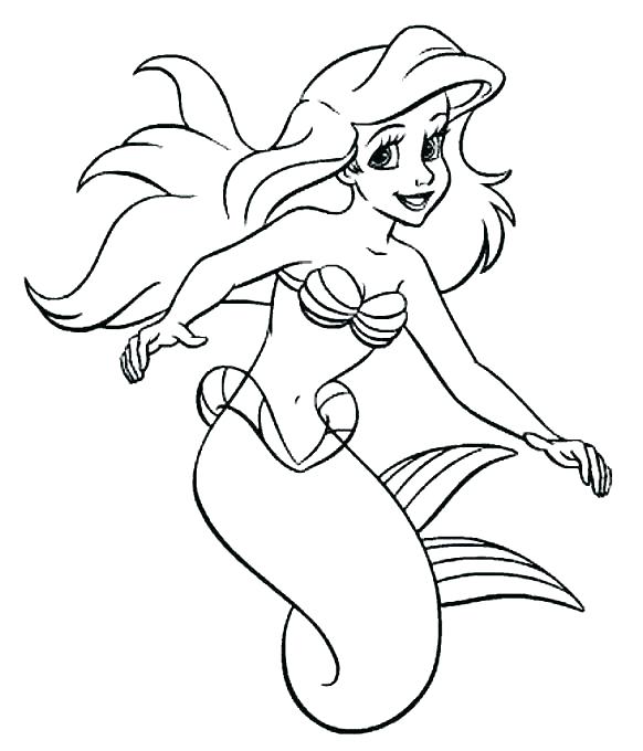 582x680 Ariel Color Pages Coloring Pages Princess Coloring Pages Color