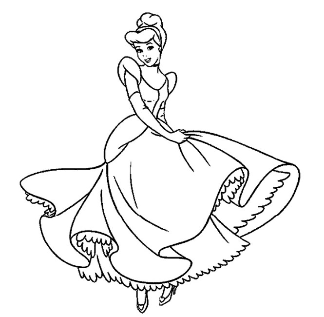665x650 Princess Coloring Pages Printable 5209