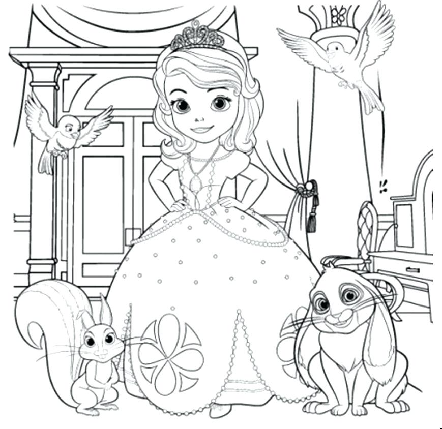 869x844 Printable Princess Pictures To Color Printable Princess Coloring