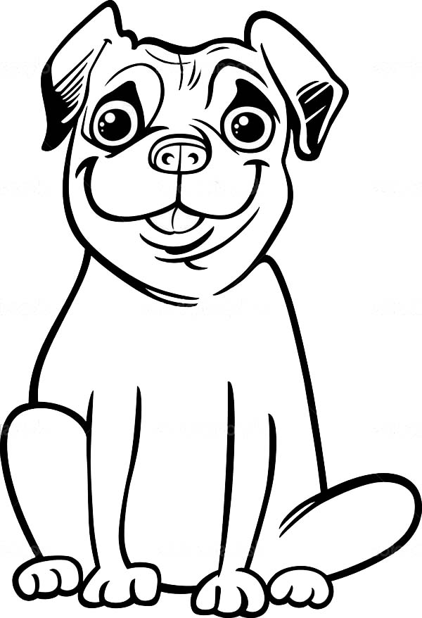 Pug Coloring Pages To Download And Print For Free 600x878 Pug Coloring Pages To Download And Print For Free