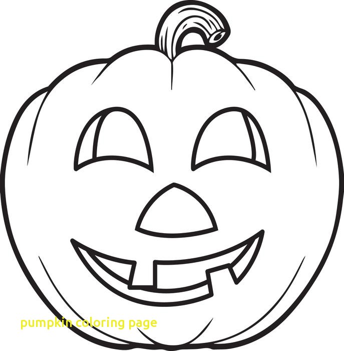 Pumpkin Coloring Page With Free Printable Pumpkin Coloring Page 687x700 Pumpkin Coloring Page With Free Printable Pumpkin Coloring Page