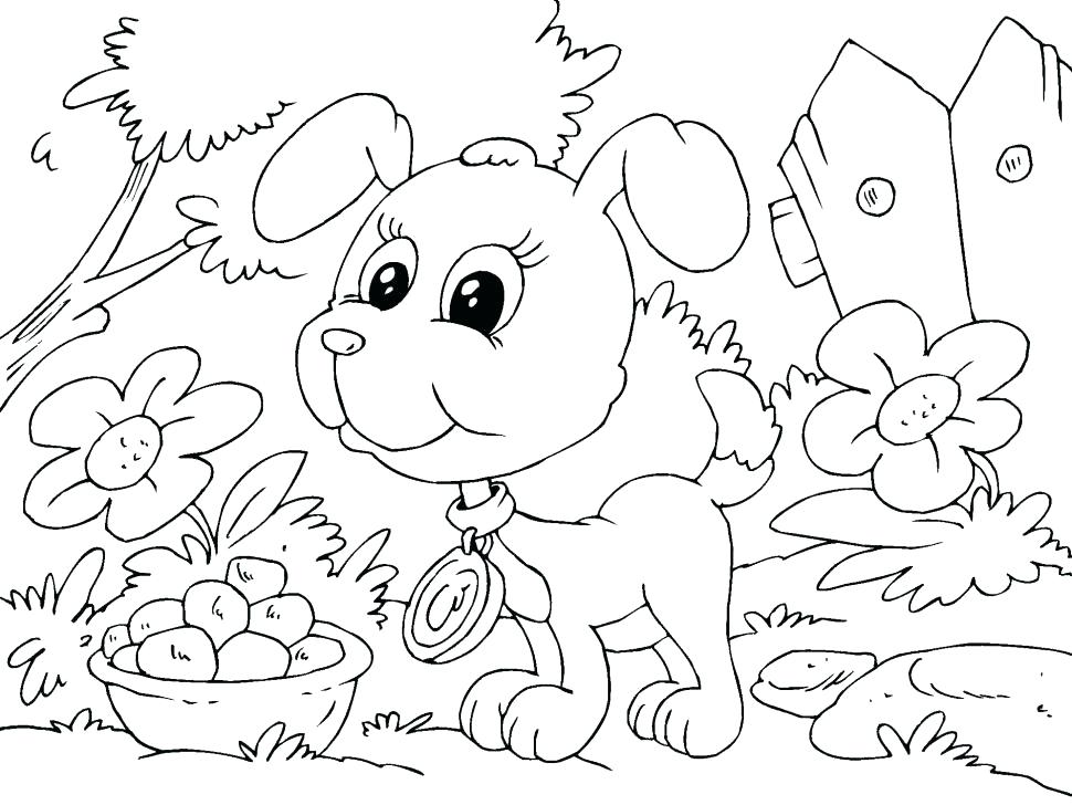 Puppies Coloring Pages Free Printable Puppy Coloring Pages 970x728 Puppies Coloring Pages Free Printable Puppy Coloring Pages