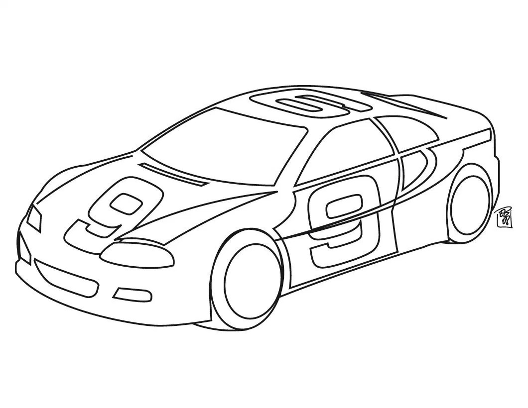 1060x820 Printable Race Car Coloring Pages Funycoloring In Online Cars Dak