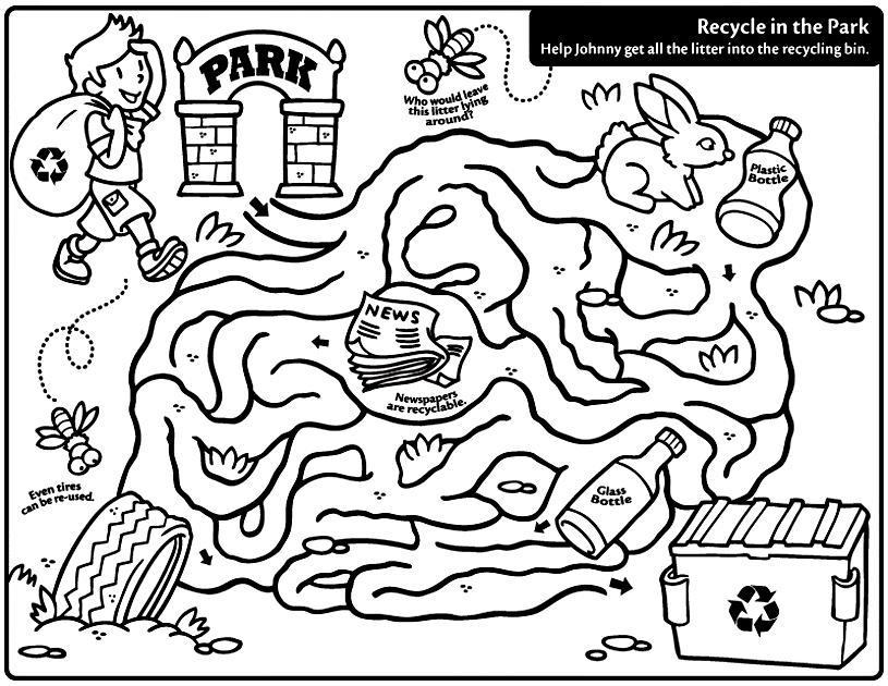 Recycling Coloring Pages Printable Earth Day 815x630 Recycling Coloring Pages Printable Earth Day