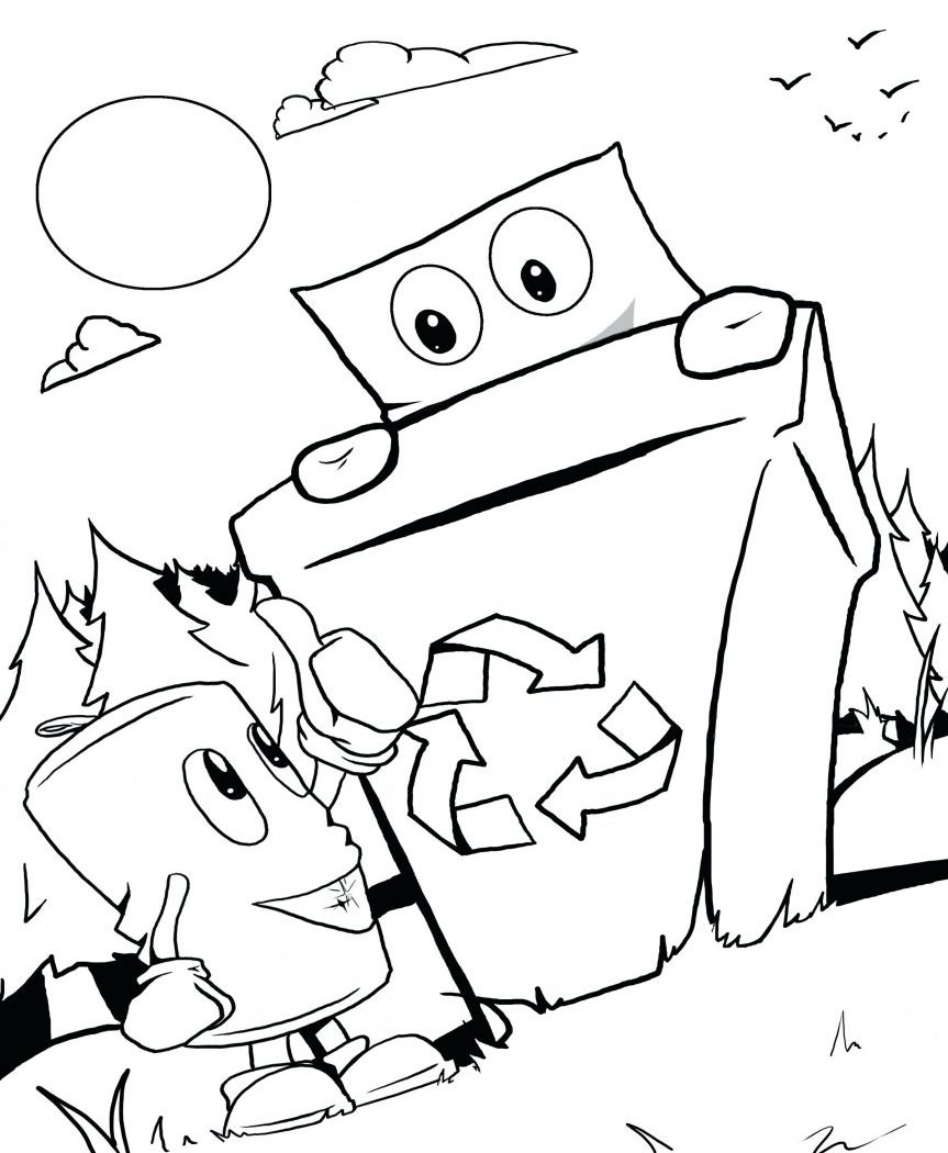 Free Earth Day Coloring Page For Children Lets Recycle Symbol 863x1050 Free Earth Day Coloring Page For Children Lets Recycle Symbol