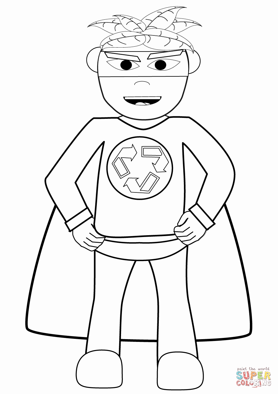Free Printable Superhero Coloring Sheets Beautiful Recycling 919x1300 Free Printable Superhero Coloring Sheets Beautiful Recycling