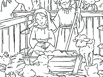 440x330 Printable Religious Coloring Pages