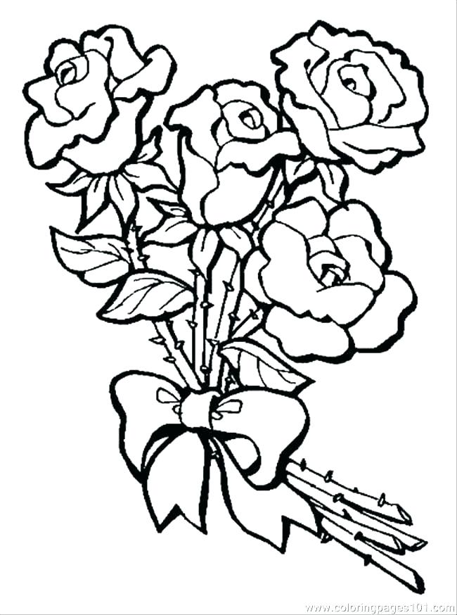 Roses Coloring Pages Printable Rose Coloring Pages Printable Ideal 650x874 Roses Coloring Pages Printable Rose Coloring Pages Printable Ideal