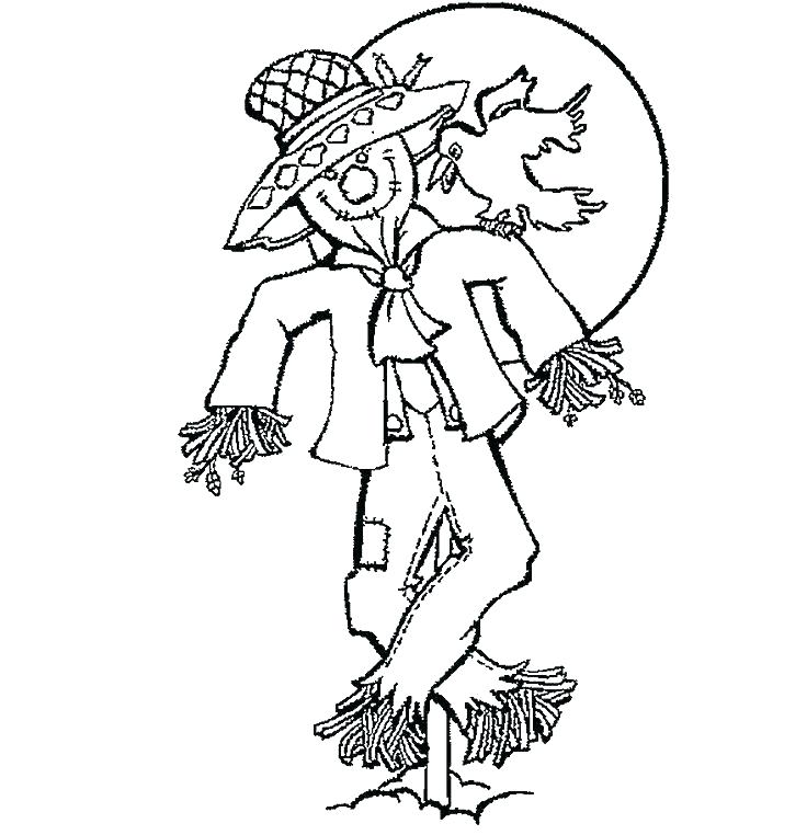 Scarecrow Coloring Page Free Printable Scarecrow Coloring Sheets 736x762 Scarecrow Coloring Page Free Printable Scarecrow Coloring Sheets