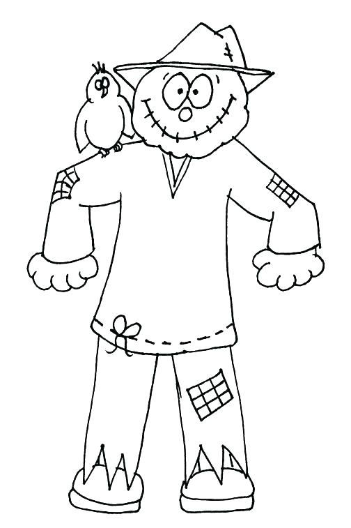Scarecrow Coloring Pages Free Printable Scarecrow Coloring Page 504x757 Scarecrow Coloring Pages Free Printable Scarecrow Coloring Page