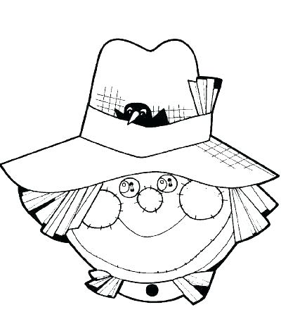 Printable Scarecrow Coloring Pages at GetColorings.com | Free printable ...