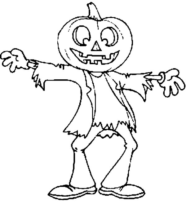 Halloween Scarecrow Coloring Pages Great Scarecrow Coloring Pages 600x658 Halloween Scarecrow Coloring Pages Great Scarecrow Coloring Pages