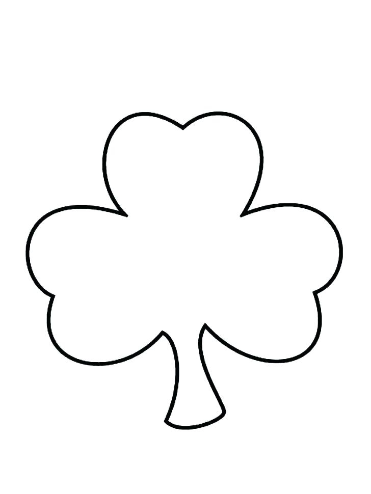 728x970 Printable Shamrock Coloring Pages Coloring Pages For Girls