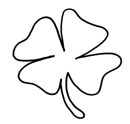 500x478 Printable Shamrock Coloring Pages Shamrock Color Pages Shamrock