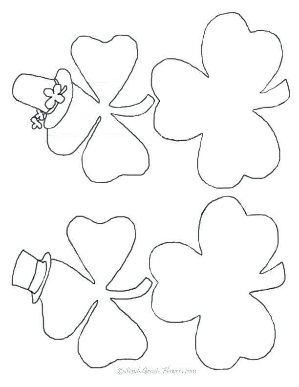 612x792 Shamrock Color Page St Day Coloring Page Shamrock Color Page