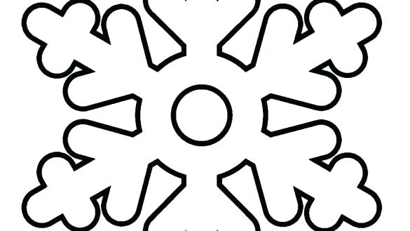 585x329 Printable Snowflake Coloring Pages Snowflake Coloring Page