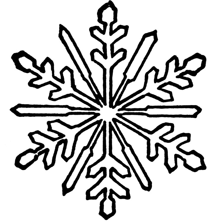 700x759 Snowflake Coloring Page Best Of Printable Snowflake Coloring Pages
