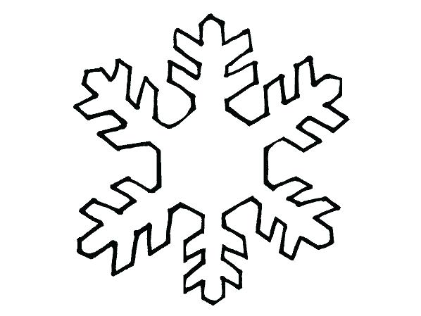 598x449 Coloring Pages Snowflake