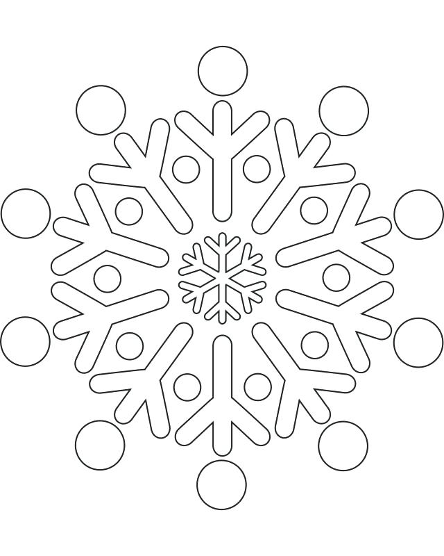 640x800 Surprising Snowflakes Coloring Pages Usedauto.club