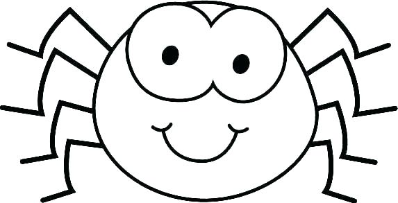 573x293 Spider Coloring Pages Spider Color Page Spider Web Coloring Pages
