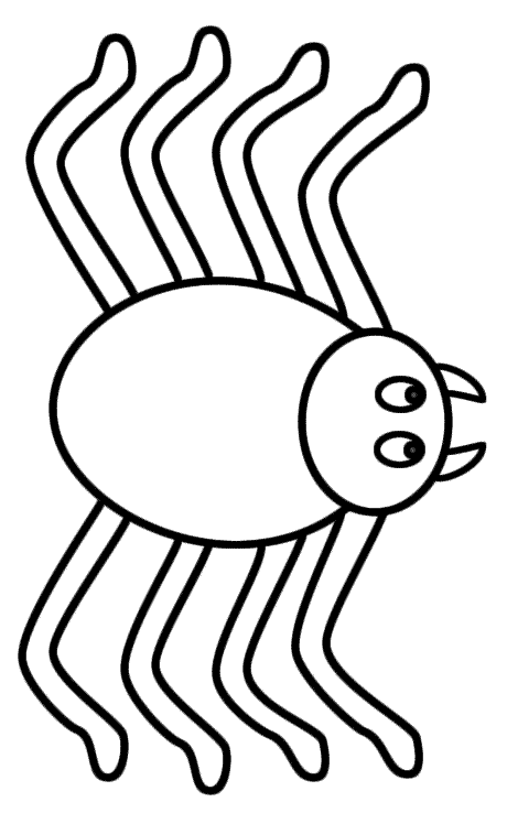 460x738 Spider Coloring Pages 10 Nice Coloring Pages For Kids