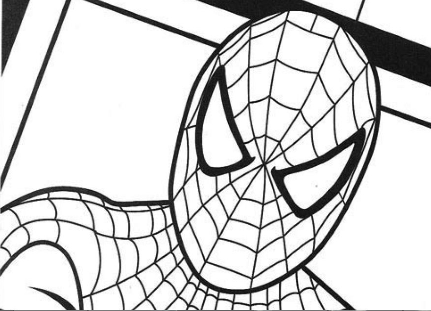 880x636 Printable Spiderman Coloring Pages Pictures 16341