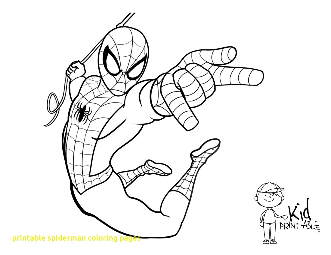 1100x850 Printable Spiderman Coloring Pages With Spiderman Coloring Pages