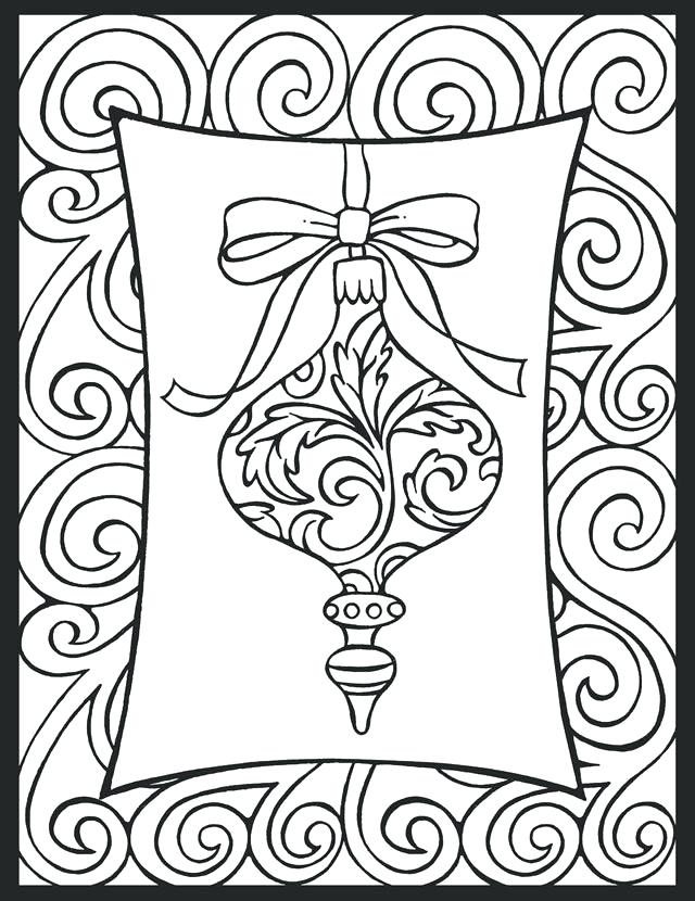 640x830 Stained Glass Coloring Pages For Adults