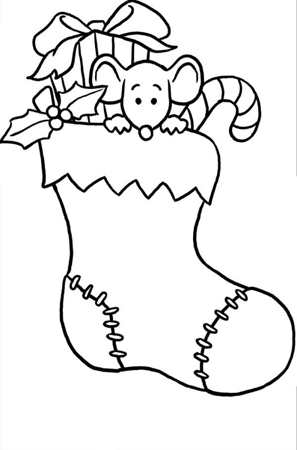 Stocking Coloring Page Printable Stocking Coloring Page 600x909 Stocking Coloring Page Printable Stocking Coloring Page