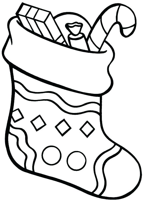 Printable Stocking Coloring Pages at GetColorings.com | Free printable ...