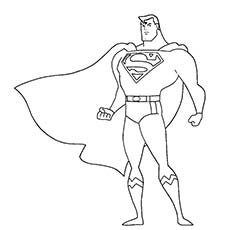 230x230 Top 20 Free Printable Superhero Coloring Pages Online
