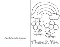 Printable Thank You Cards To Color 200x155 Printable Thank You Cards To Color