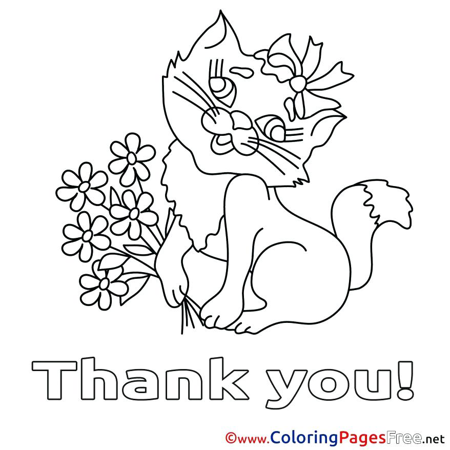 Thank You Coloring Pages Beautiful Free Printable Thank You 878x878 Thank You Coloring Pages Beautiful Free Printable Thank You