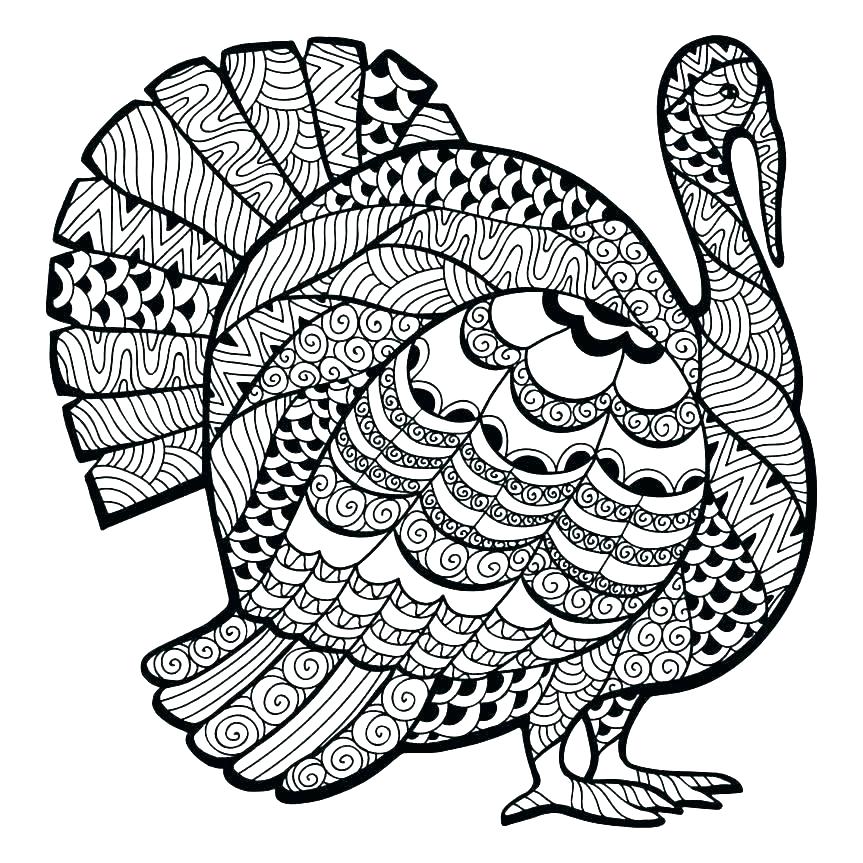 863x863 Thanksgiving Coloring Pages Printable Free Turkey Coloring Pages