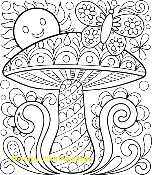 525x604 Therapy Coloring Pages With Free Adult Coloring Pages Detailed