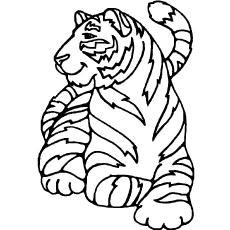 230x230 Top 20 Free Printable Tiger Coloring Pages Online