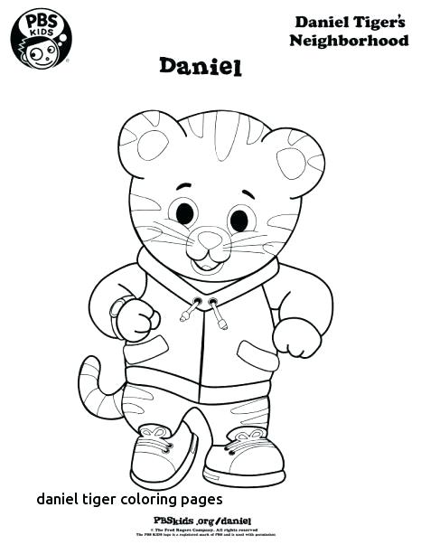 466x603 Daniel Tiger Coloring Page
