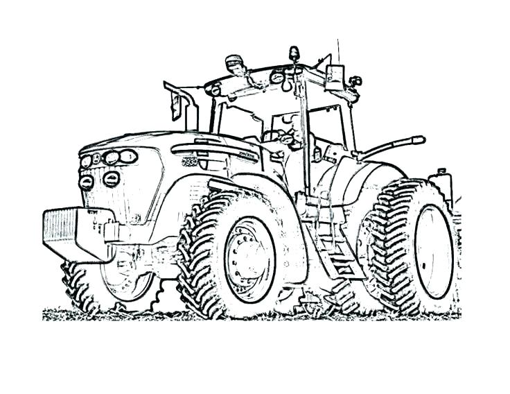 Printable Tractor Coloring Pages Tractor Coloring Pages Easy 736x568 Printable Tractor Coloring Pages Tractor Coloring Pages Easy