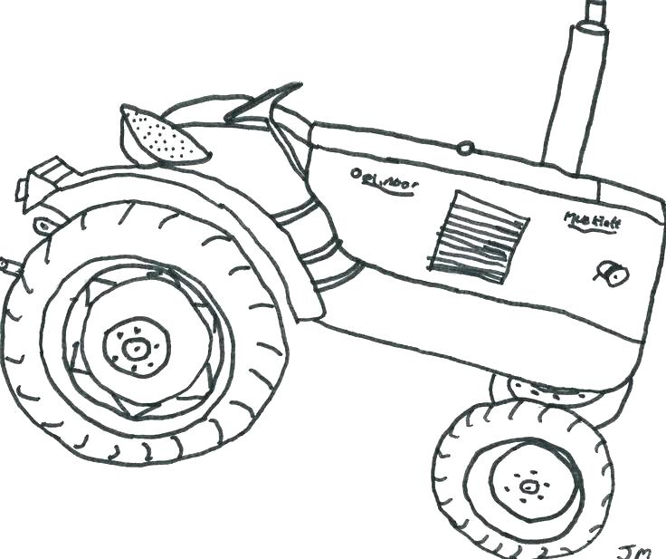 Tractor Coloring Pages Printable Tractor Coloring Pages John 736x617 Tractor Coloring Pages Printable Tractor Coloring Pages John
