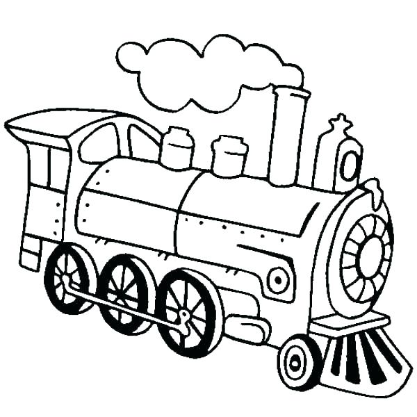600x600 Free Printable Train Coloring Pages Steam Train Coloring Pages