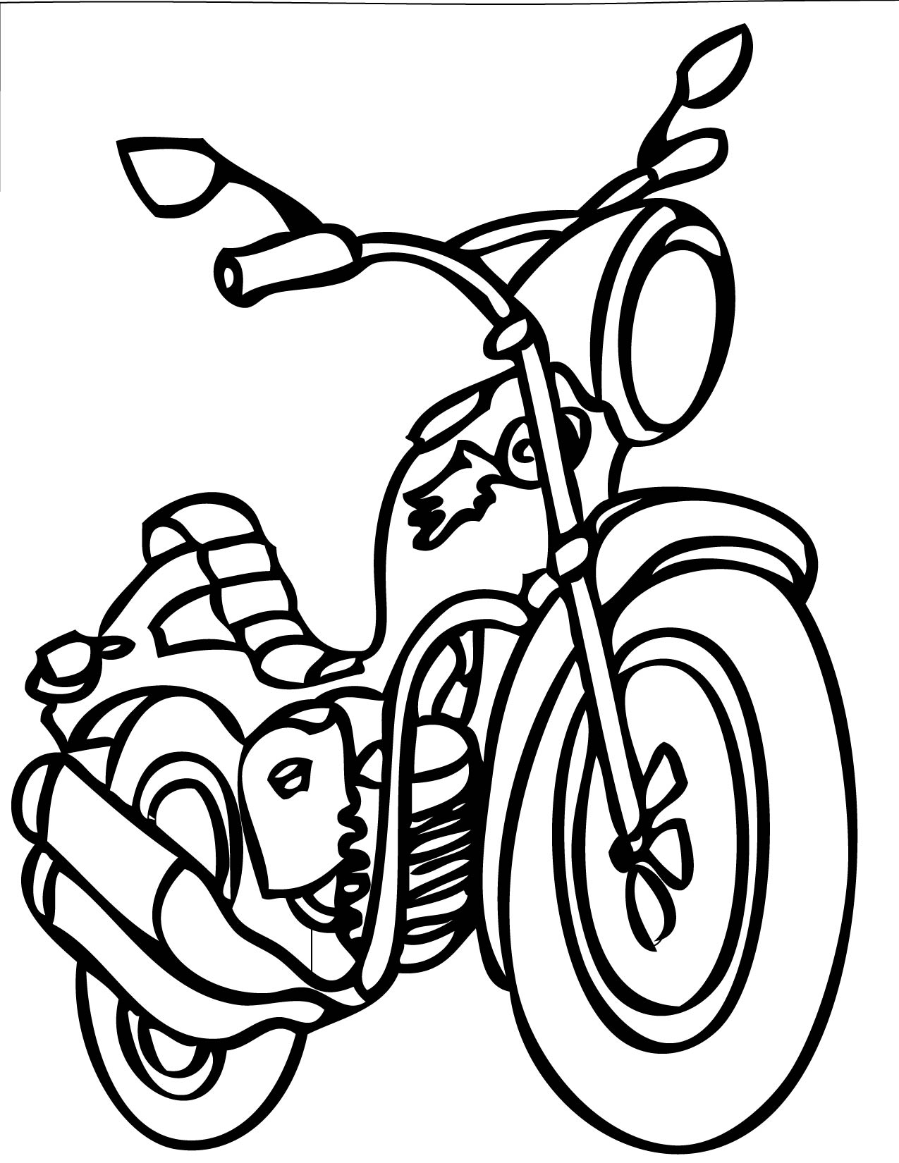 1275x1650 Transportation Coloring Pages