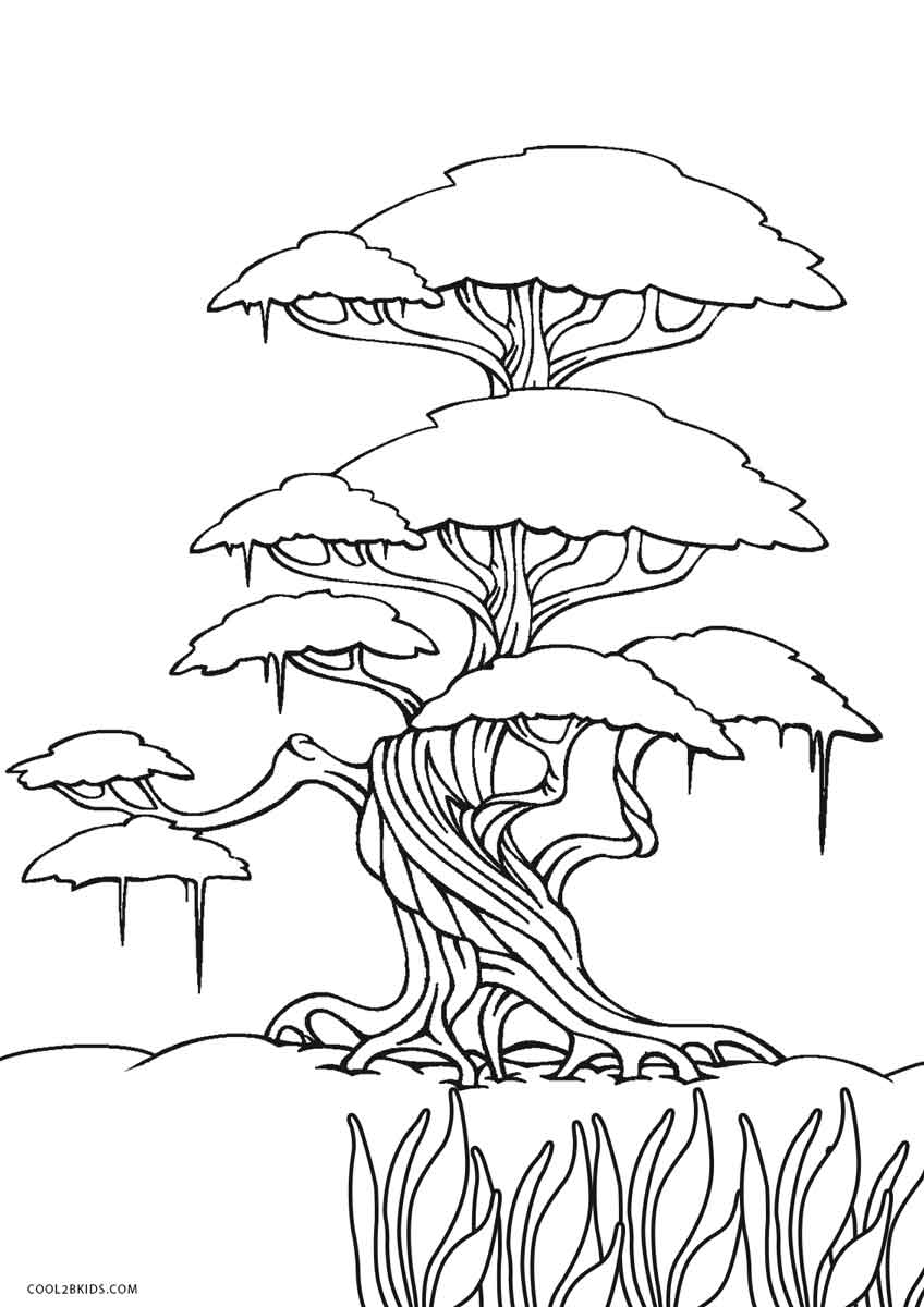 848x1200 Free Printable Tree Coloring Pages For Kids Cool2bkids