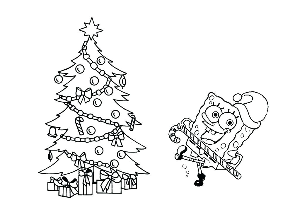 1024x724 Christmas Tree Coloring Page Free Together With Ornaments Coloring