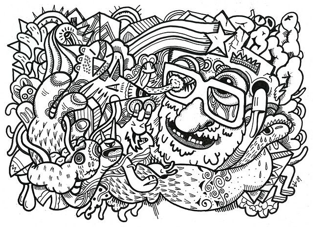 Printable Trippy Coloring Pages