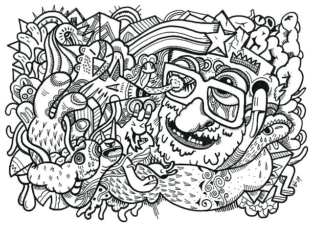 640x464 Hippie Coloring Pages Printable Trippy Coloring Book Coloring Book